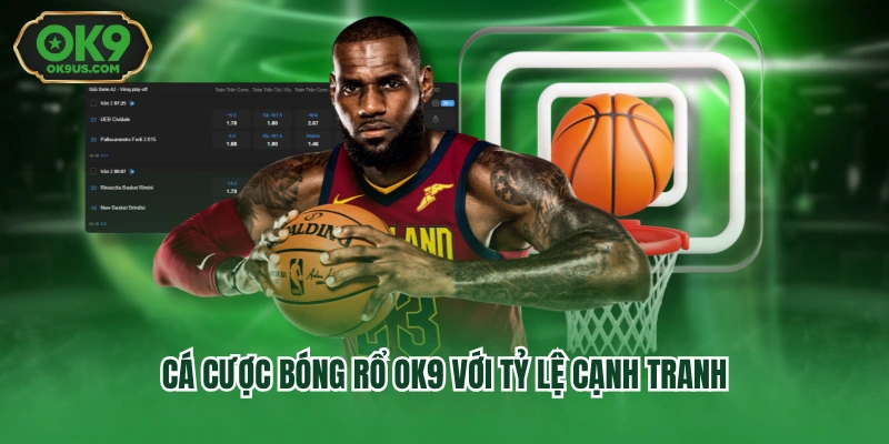 Cá cược bóng rổ OK9 với tỷ lệ cạnh tranh