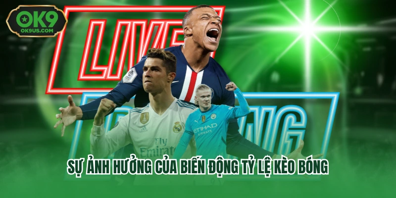 Sự ảnh hưởng của biến động tỷ lệ kèo bóng